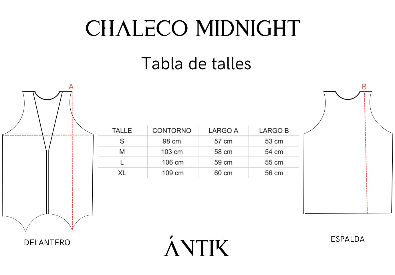 CHALECO MIDNIGHT 🤎