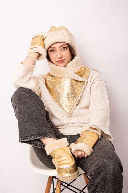MITONES + CUELLITO ÁNTIK + GORRO